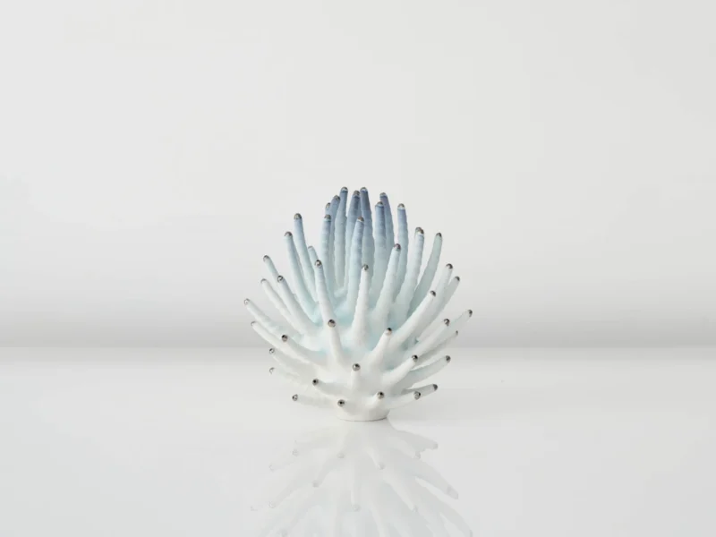 Eva Zethraeus, Small Turquoise Calliandra with Platinum Details, 2026