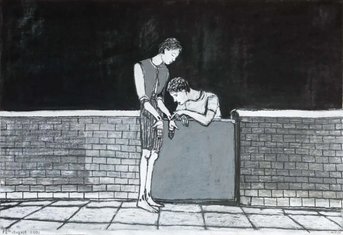 Richard Kenton Webb, Doubt, from the Passion series, 2021