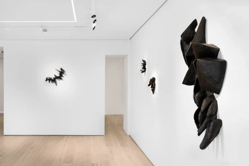 Installation shot from Alicia Penalba: Formes volantes, @ A&R Fleury