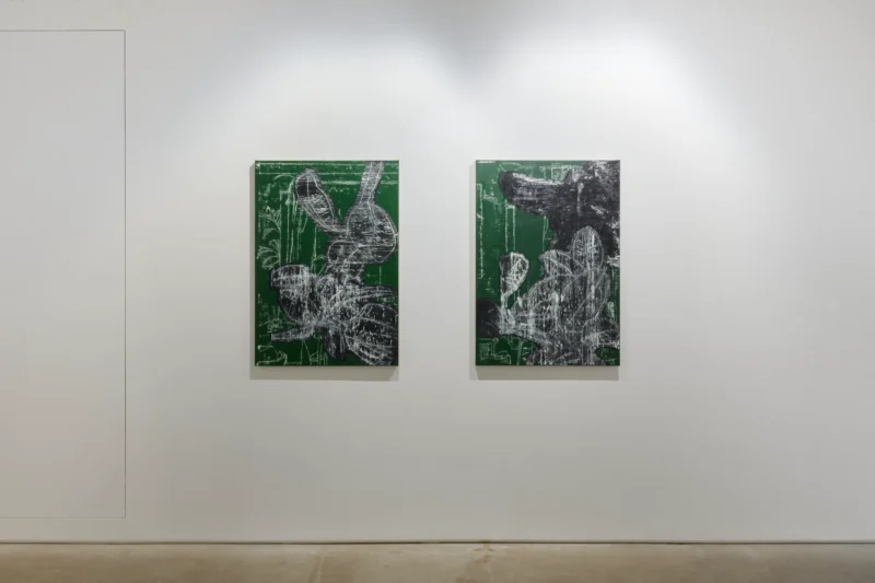 Installation shot from Shaan Syed: The Judge’s Quarters, @ Ab-Anbar