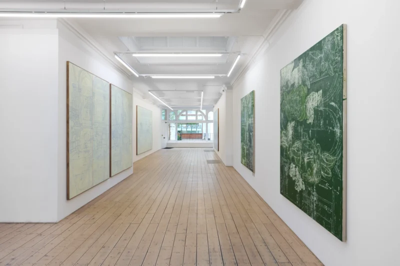 Installation shot from Shaan Syed: The Judge’s Quarters, @ Ab-Anbar