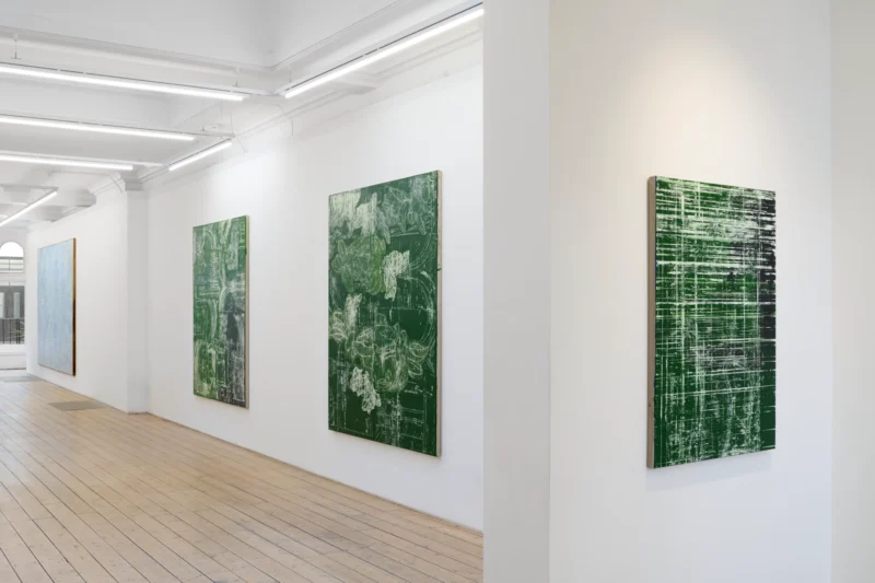 Installation shot from Shaan Syed: The Judge’s Quarters, @ Ab-Anbar