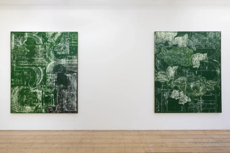 Installation shot from Shaan Syed: The Judge’s Quarters, @ Ab-Anbar