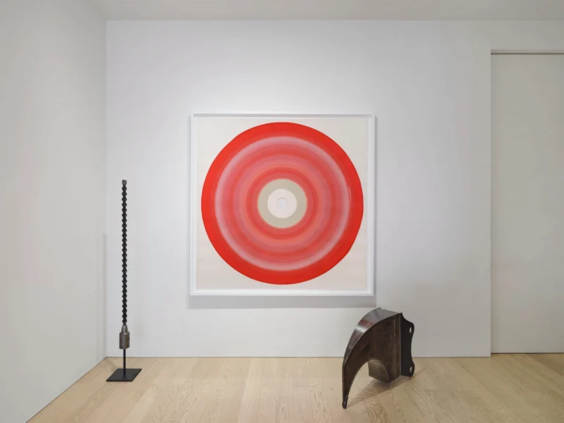 Installation shot from Anthony Caro & James Capper: Heavy Metal, @ Albion Jeune