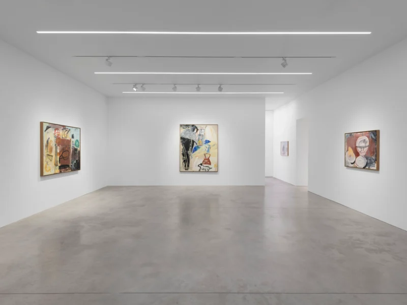 Installation shot from Roy Oxlade, @ Alison Jacques