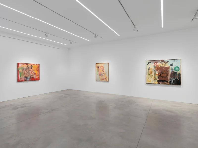 Installation shot from Roy Oxlade, @ Alison Jacques