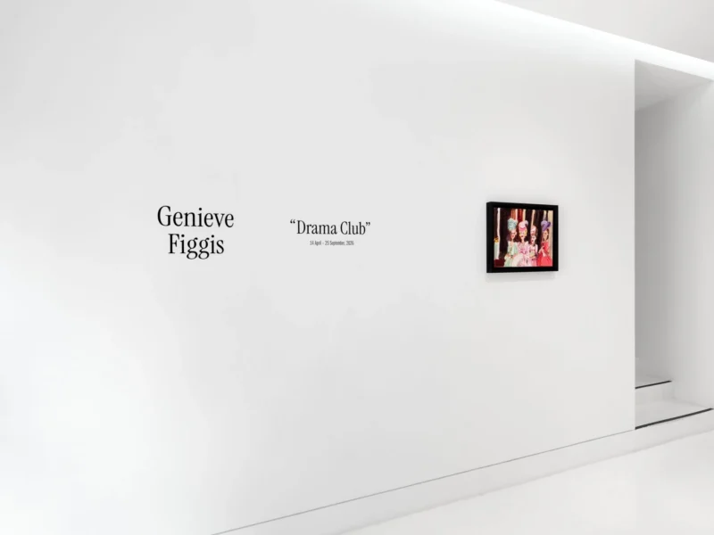 Installation shot from Genieve Figgis: Drama Club, @ Almine Rech