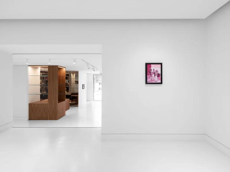 Installation shot from Genieve Figgis: Drama Club, @ Almine Rech