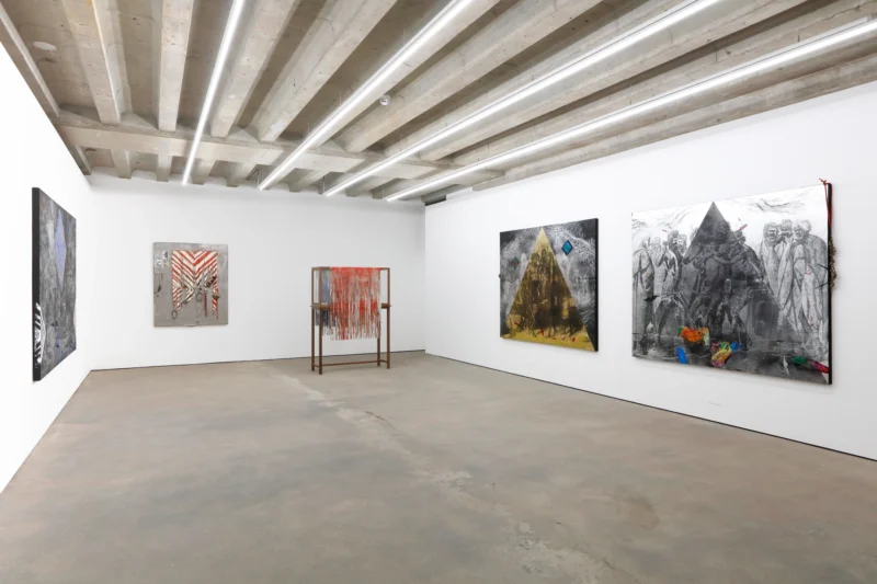 Installation shot from Brook Andrew: Symbolic Nature, @ Ames Yavuz