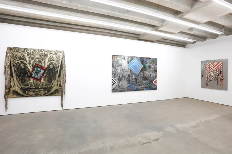 Installation shot from Brook Andrew: Symbolic Nature, @ Ames Yavuz