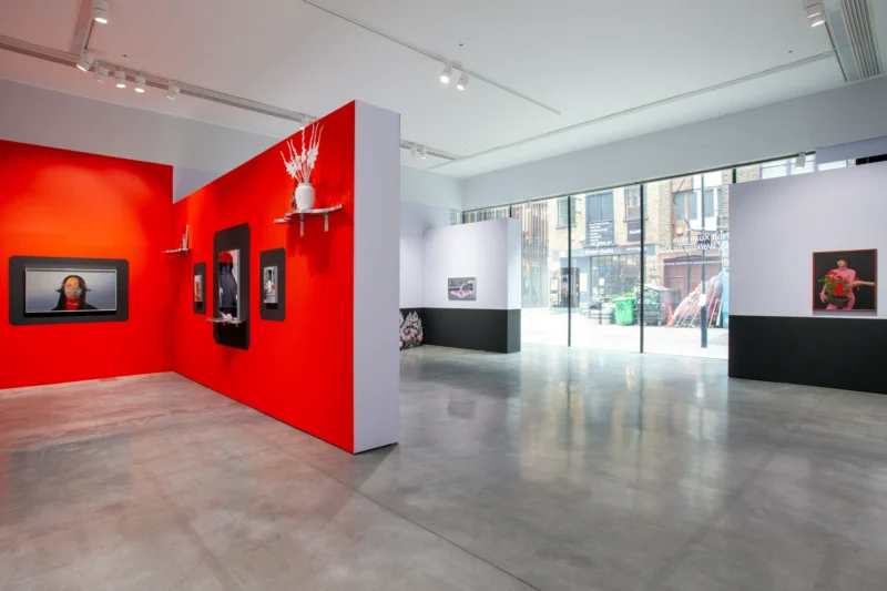 Installation shot from Nhu Xuan Hua: Of Walking on Fire, @ Autograph