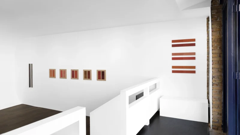 Installation shot from Lucinda Burgess: Morphosis, @ Bartha_contemporary