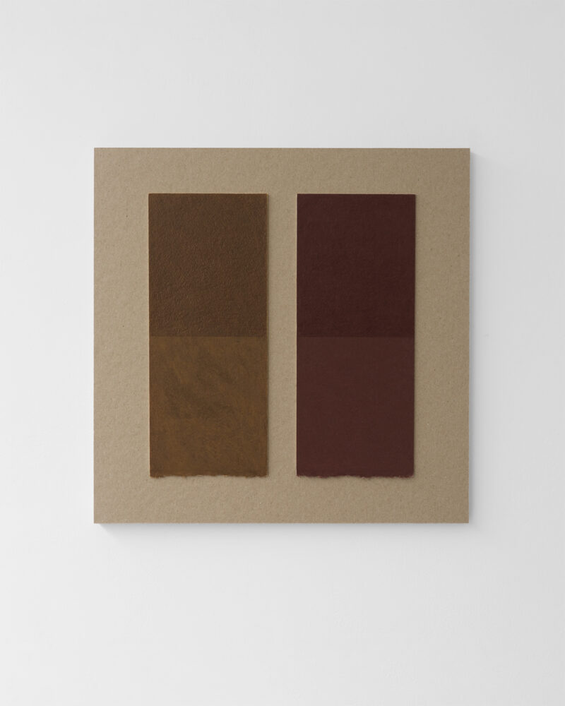 Lucinda Burgess, November Colour Chart No. 4: Brown Ochre 182, Caput Mortuum 169, 2026
