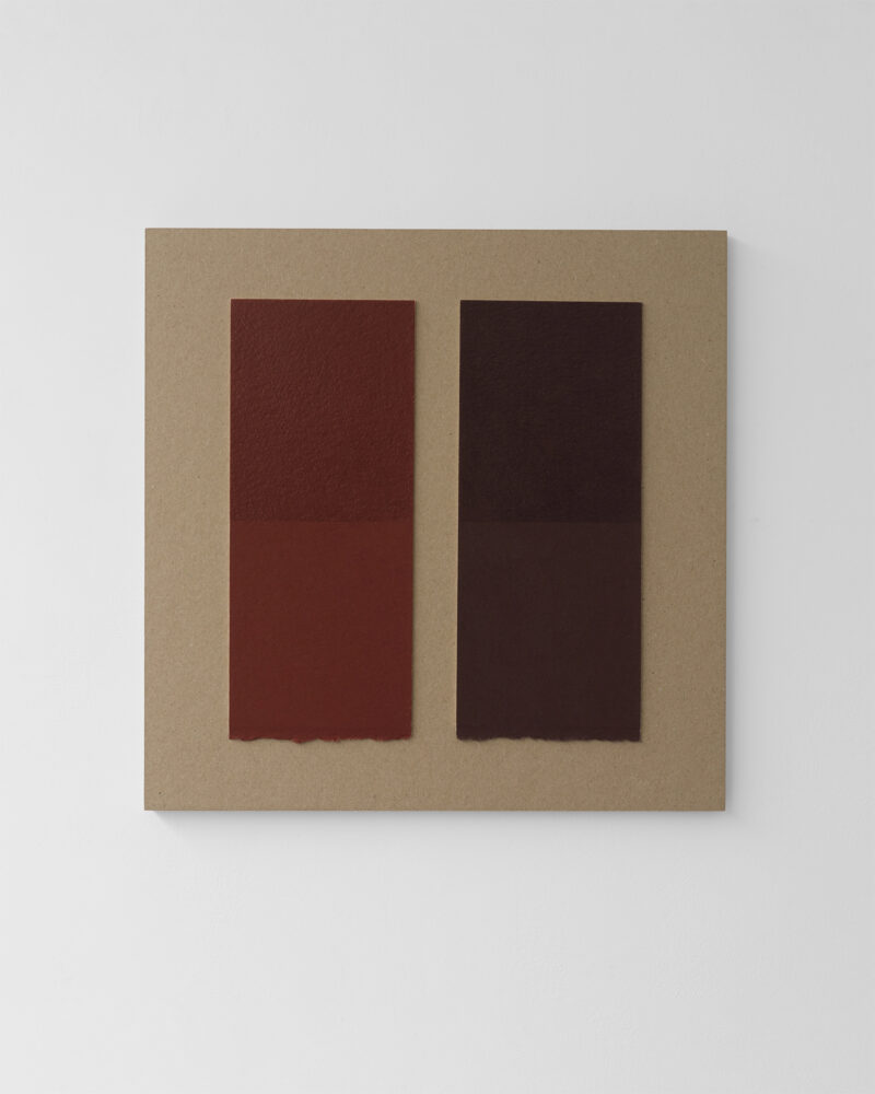 Lucinda Burgess, November Colour Chart No.5: India Red 192, Caput Mortuum Violet 263, 2026
