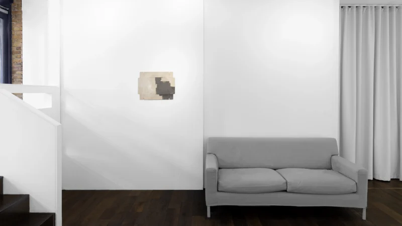 Installation shot from Lucinda Burgess: Morphosis, @ Bartha_contemporary