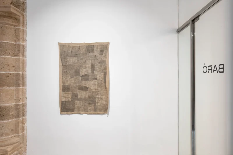 Installation shot from Tirar del Hilo, @ Baró Galeria