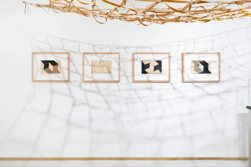 Installation shot from Lygia Clark: Anatomie d’une ligne, @ Baró Galeria