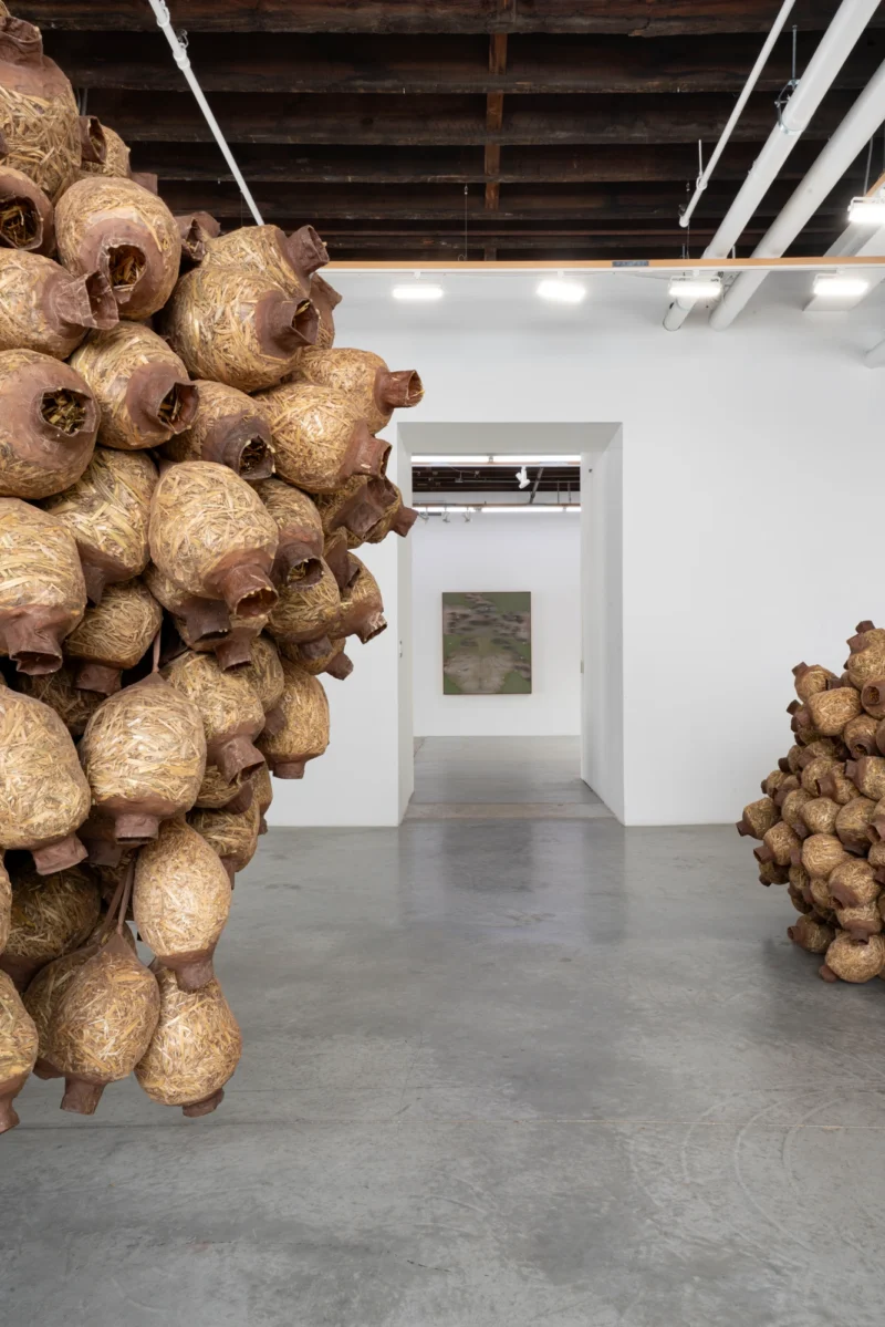 Installation shot from Kat Howard: In place of no, my mouth leaks honey, @ CARVALHO