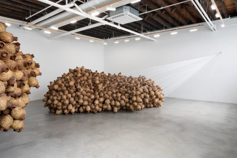 Installation shot from Kat Howard: In place of no, my mouth leaks honey, @ CARVALHO