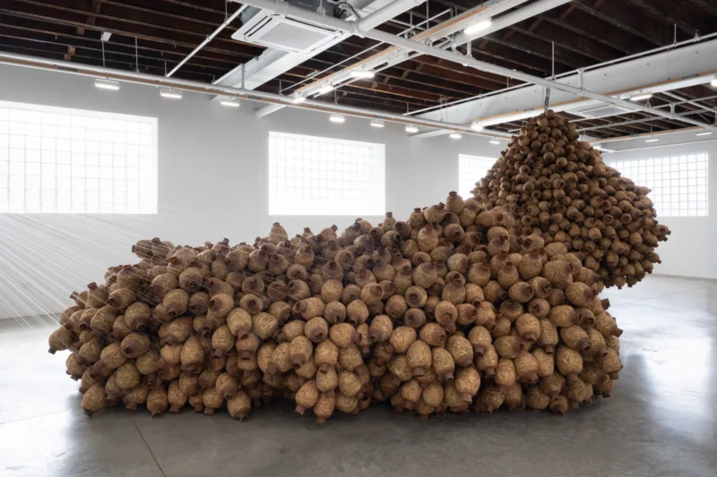 Installation shot from Kat Howard: In place of no, my mouth leaks honey, @ CARVALHO
