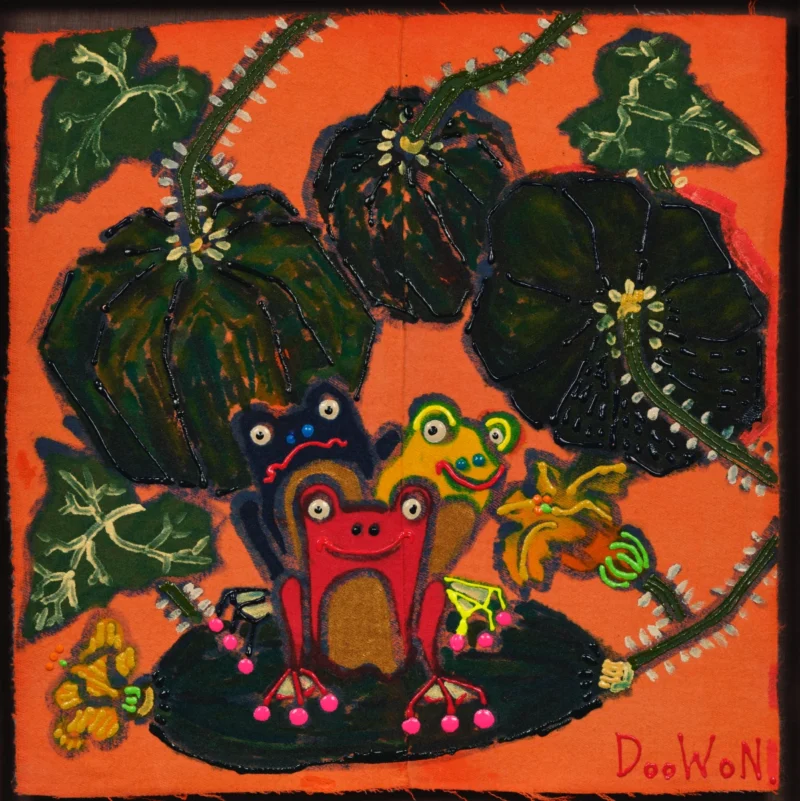 Doowon Lee, Pumpkin Patch Frogs, 2026