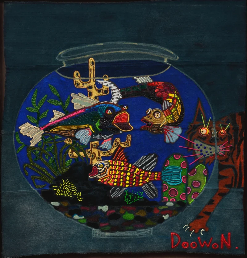 Doowon Lee, Tiger-Cat Watching the Fishbowl, 2026