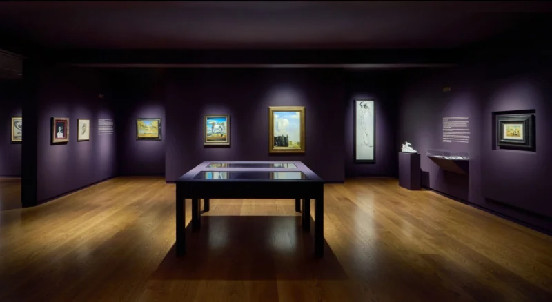 Installation shot from Dalí: The Great Years, 1929-1939, @ Di Donna
