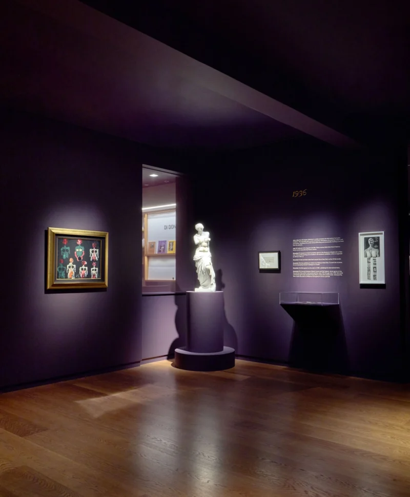 Installation shot from Dalí: The Great Years, 1929-1939, @ Di Donna