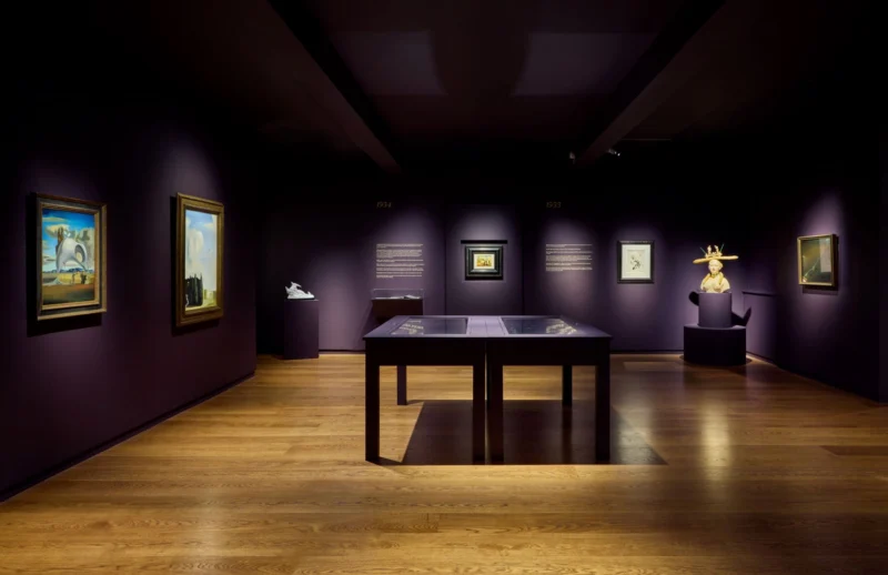 Installation shot from Dalí: The Great Years, 1929-1939, @ Di Donna