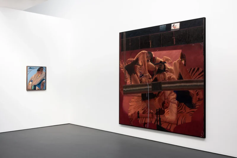Installation shot from Celeste Rapone: Hyperarousal, @ Esther Schipper