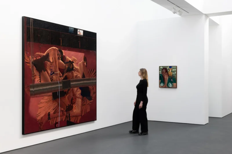 Installation shot from Celeste Rapone: Hyperarousal, @ Esther Schipper
