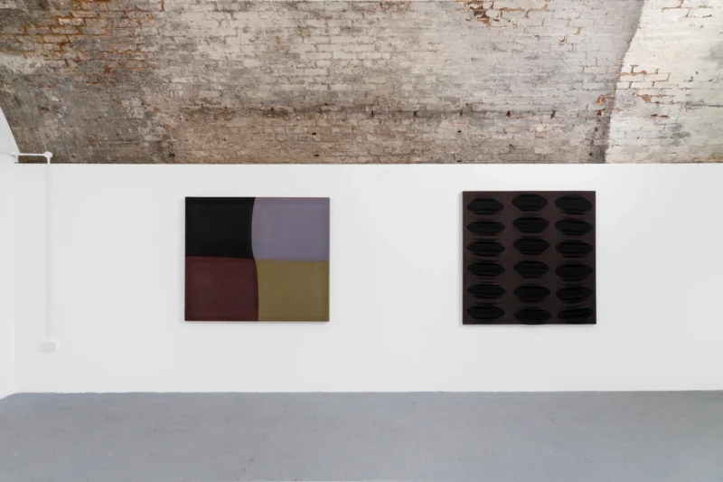 Installation shot from Annie Shead: 9,983 Rows, @ FreddieFoulkes Gallery