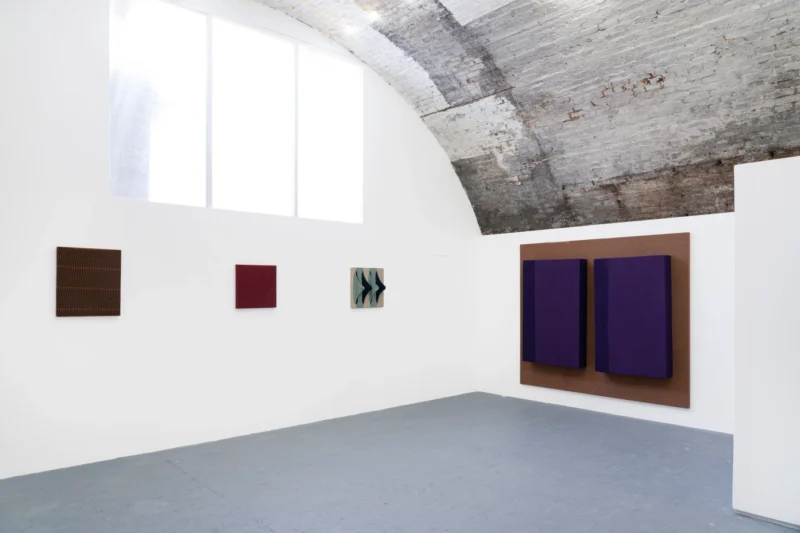 Installation shot from Annie Shead: 9,983 Rows, @ FreddieFoulkes Gallery