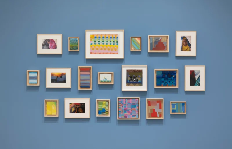 Installation shot from Ficre Ghebreyesus: Color is Supreme, @ Galerie Lelong