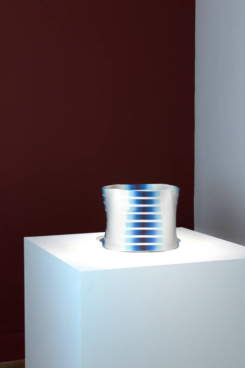 Installation shot from Lotte Westphael: Where Colours Dissolve Into Weightless Nothingness, @ Galerie Maria Wettergren