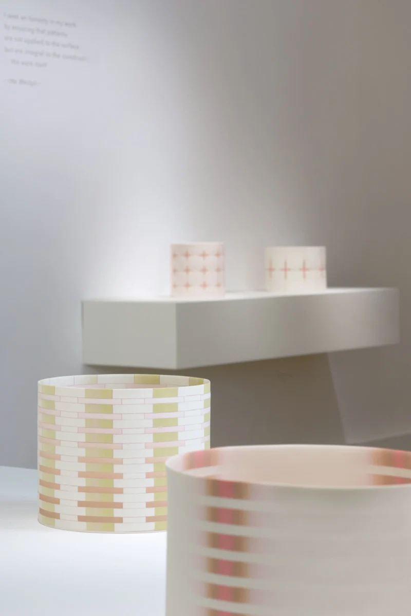 Installation shot from Lotte Westphael: Where Colours Dissolve Into Weightless Nothingness, @ Galerie Maria Wettergren