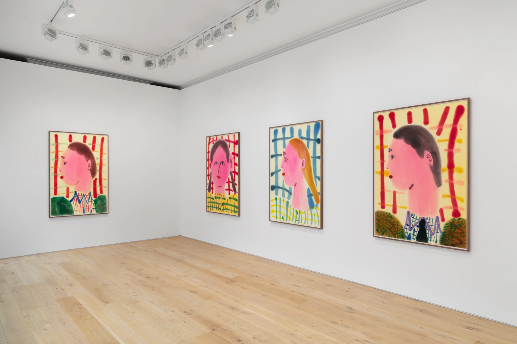 Image for Grace Weaver: Plaids, at Galerie Max Hetzler