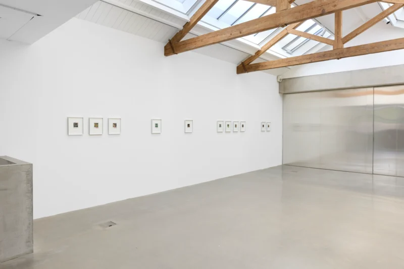 Installation shot from Les Krims: Fictcryptokrimsographs, @ Graces Mews