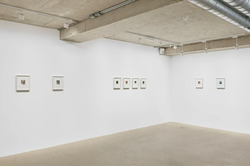 Installation shot from Les Krims: Fictcryptokrimsographs, @ Graces Mews