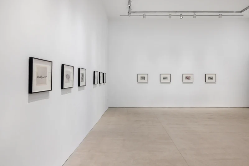 Installation shot from John Stezaker: Raft, @ Gray