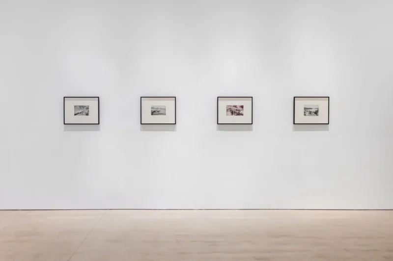 Installation shot from John Stezaker: Raft, @ Gray
