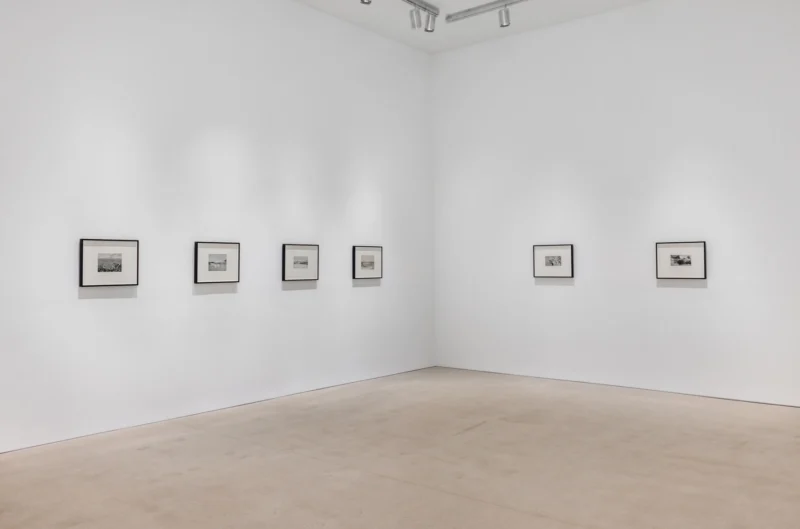 Installation shot from John Stezaker: Raft, @ Gray