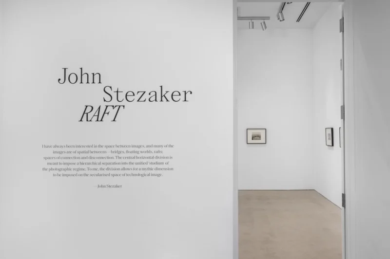 Installation shot from John Stezaker: Raft, @ Gray