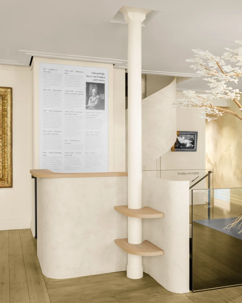 Installation shot from Kees van Dongen, @ HELENE BAILLY MARCILHAC