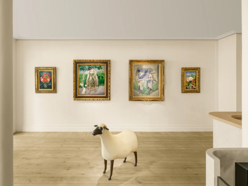 Installation shot from Kees van Dongen, @ HELENE BAILLY MARCILHAC