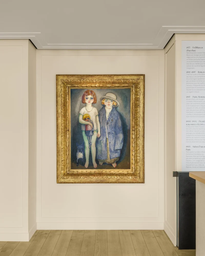Installation shot from Kees van Dongen, @ HELENE BAILLY MARCILHAC