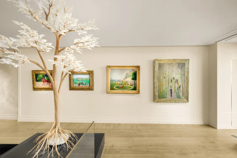 Installation shot from Kees van Dongen, @ HELENE BAILLY MARCILHAC