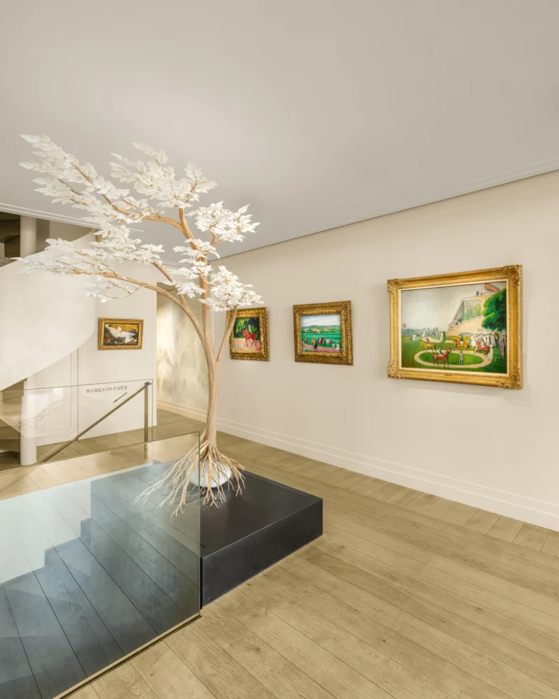 Installation shot from Kees van Dongen, @ HELENE BAILLY MARCILHAC