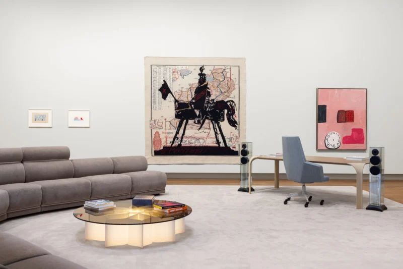 Installation shot from Mise-en-scène, @ Hauser & Wirth