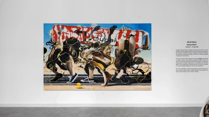 Installation shot from All at Once, @ JD Malat Gallery